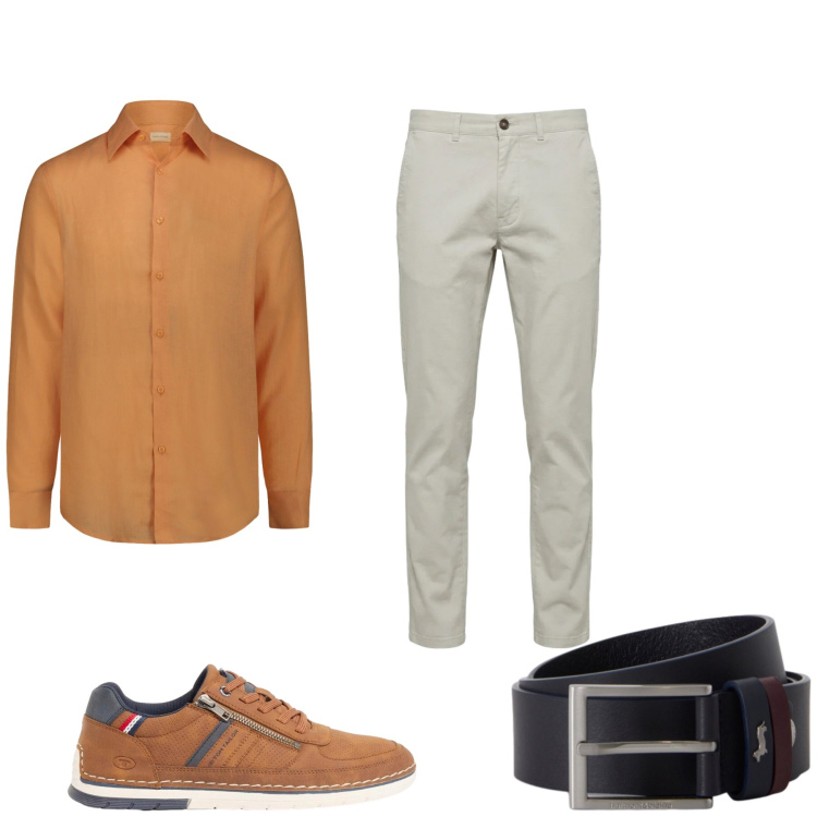 Outfit uomo - Total look #2462197. Stile Urban per Tutti i giorni. Abbinamento con sneakers, pantaloni, cinture, camicie.