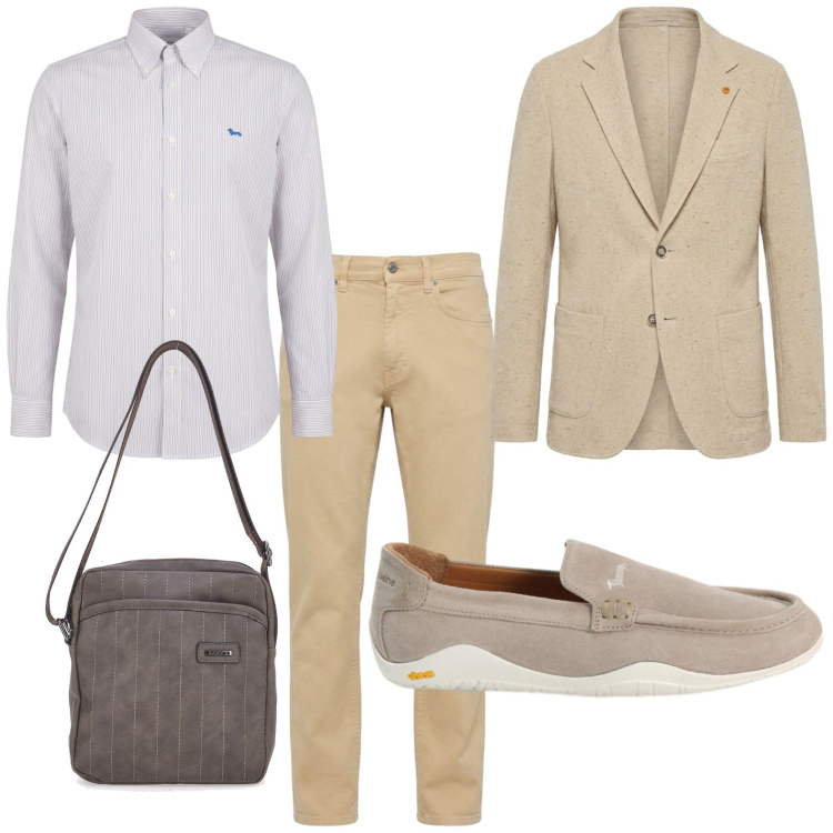 Outfit uomo - Urban style. Stile Urban per Tutti i giorni. Abbinamento con camicie, giacche, scarpe stringate, pantaloni, portafogli.
