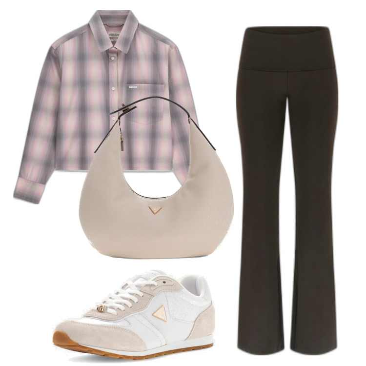 Outfit mujer - Urban style. Estilo Urban para Todos los días. Combinación con leggings, bolsos de mano, sneakers, camisas.