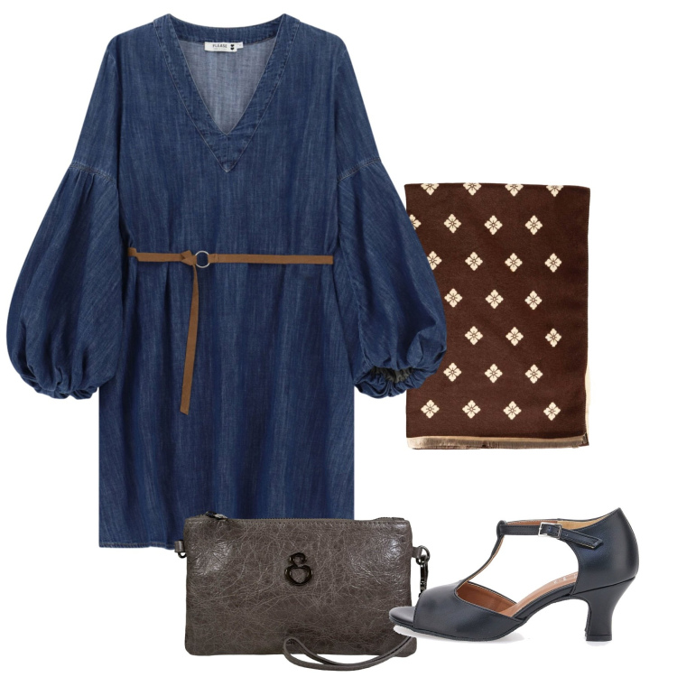 Outfit donna - Open toe a settembre. Stile Bon Ton per Tutti i giorni. Abbinamento con vestiti corti, pochette, sciarpe, décolleté.