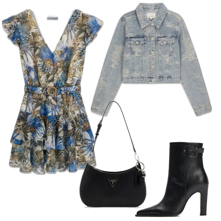 Outfit mujer - Bon Ton #3112. Estilo Bon Ton para Todos los días. Combinación con bolsos de hombro, vestidos cortos, blazers, botas.