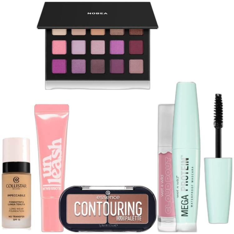Outfit donna - Trucchi. Abbinamento con ombretti, mascara, fondotinta, rossetti, gloss, blush.