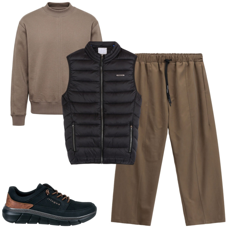 Outfit uomo - Imperial. Stile Casual per Tutti i giorni. Abbinamento con felpe, pantaloni, piumini, sneakers.