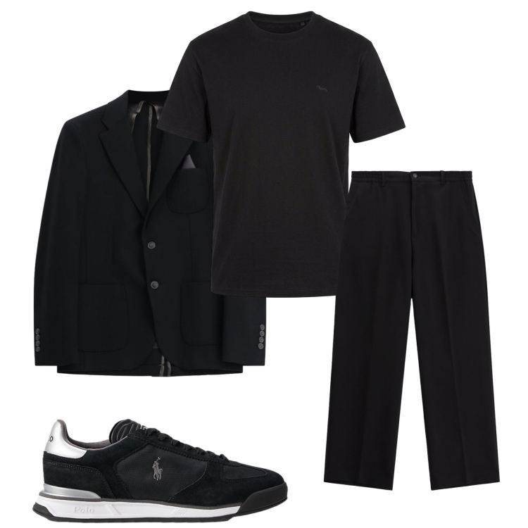 Outfit uomo - Luciano. Stile Casual per Tutti i giorni. Abbinamento con t-shirt, pantaloni, giacche, sneakers.