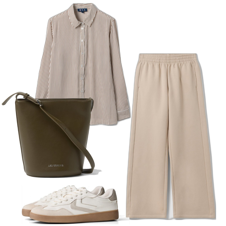 Outfit mujer - Urban style. Estilo Urban para Todos los días. Combinación con sneakers, camisas, pantalones, bolsos saco.
