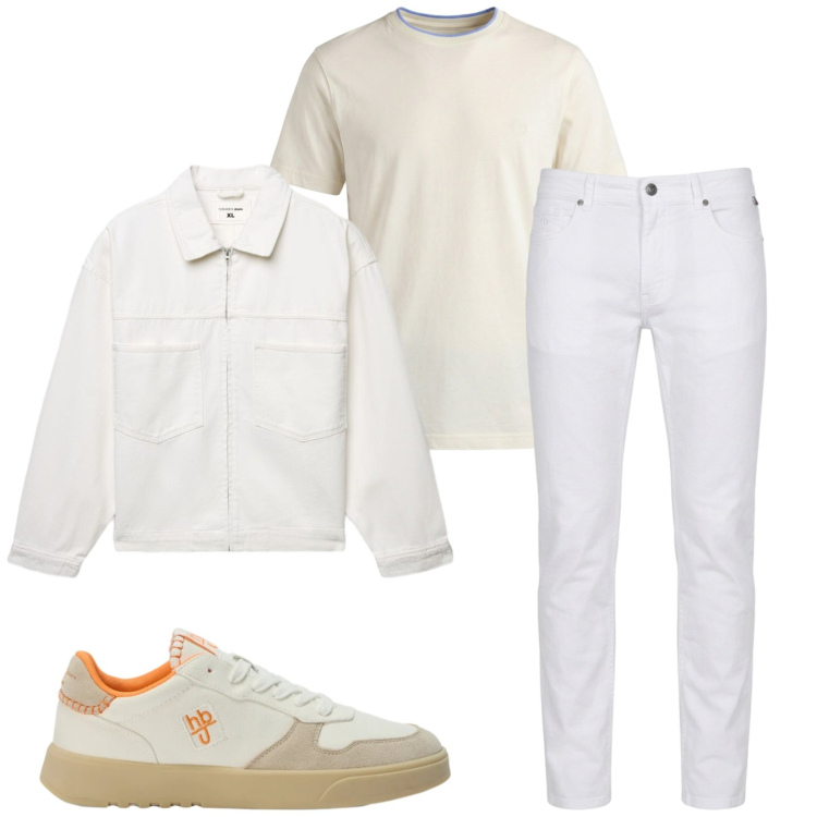 Outfit uomo - Total look #2471261. Stile Casual per Tutti i giorni. Abbinamento con sneakers, pantaloni, t-shirt, cappotti.