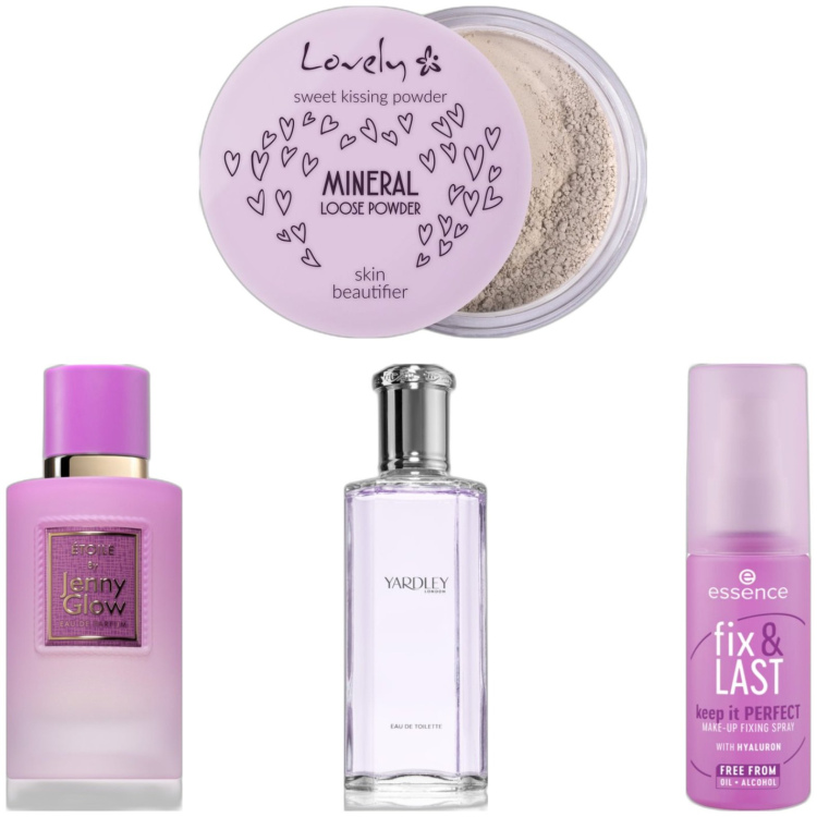 Outfit donna - Beauty-box. Abbinamento con ciprie, fondotinta, profumi, profumi.