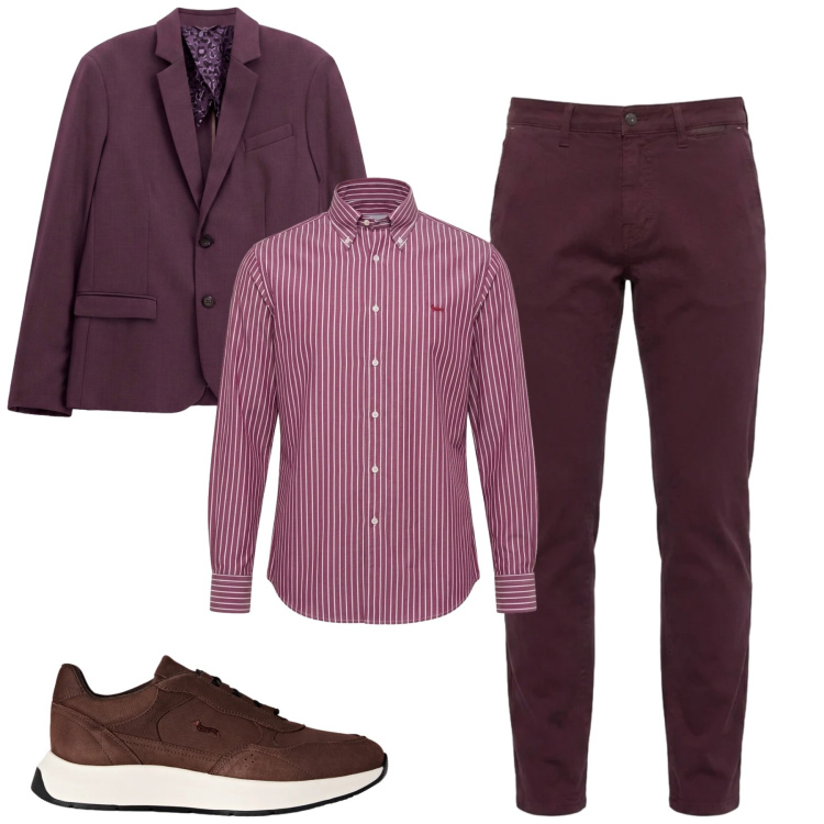Outfit uomo - City. Stile Trendy per Tutti i giorni. Abbinamento con sneakers, pantaloni, camicie, giacche.