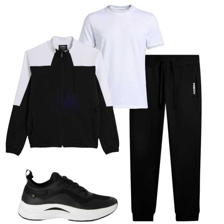 Outfit uomo - City. Stile Casual per Tutti i giorni. Abbinamento con t-shirt, sneakers, pantaloni, felpe.