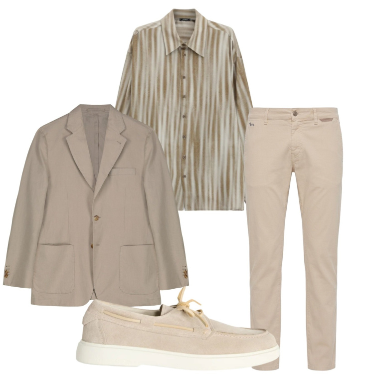 Outfit uomo - Total look #2473390. Stile Trendy per Serata speciale. Abbinamento con scarpe stringate, pantaloni, camicie, giacche.