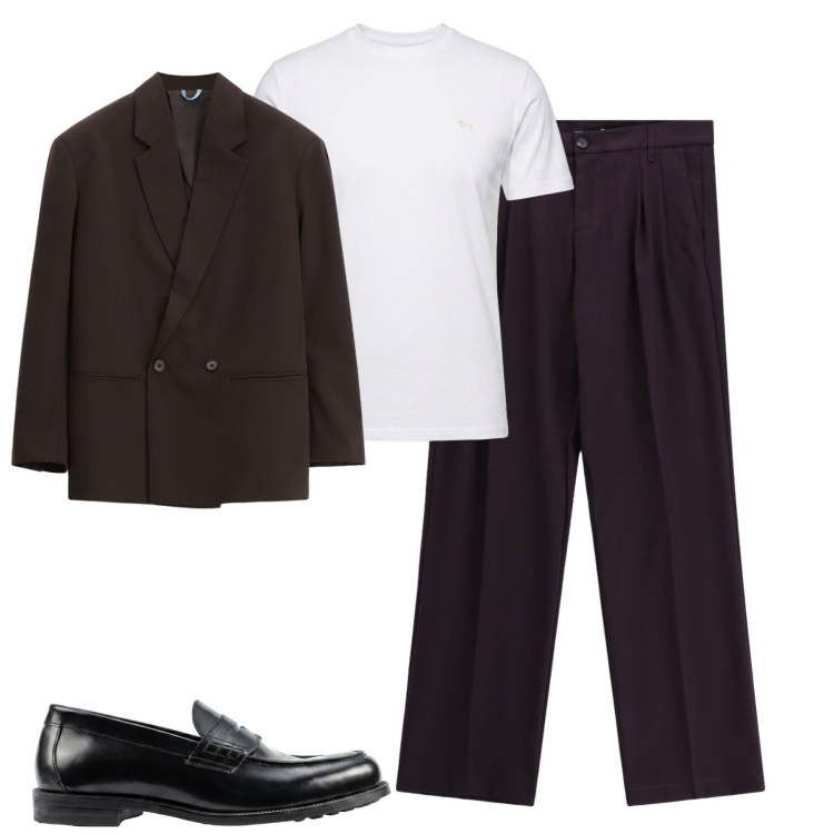 Outfit uomo - Imperial. Stile Urban per Tutti i giorni. Abbinamento con t-shirt, pantaloni, giacche, scarpe stringate.