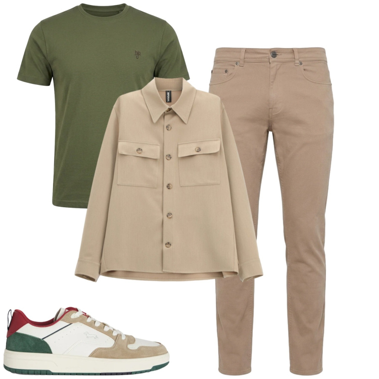Outfit uomo - City. Stile Casual per Tutti i giorni. Abbinamento con pantaloni, t-shirt, sneakers, cappotti.