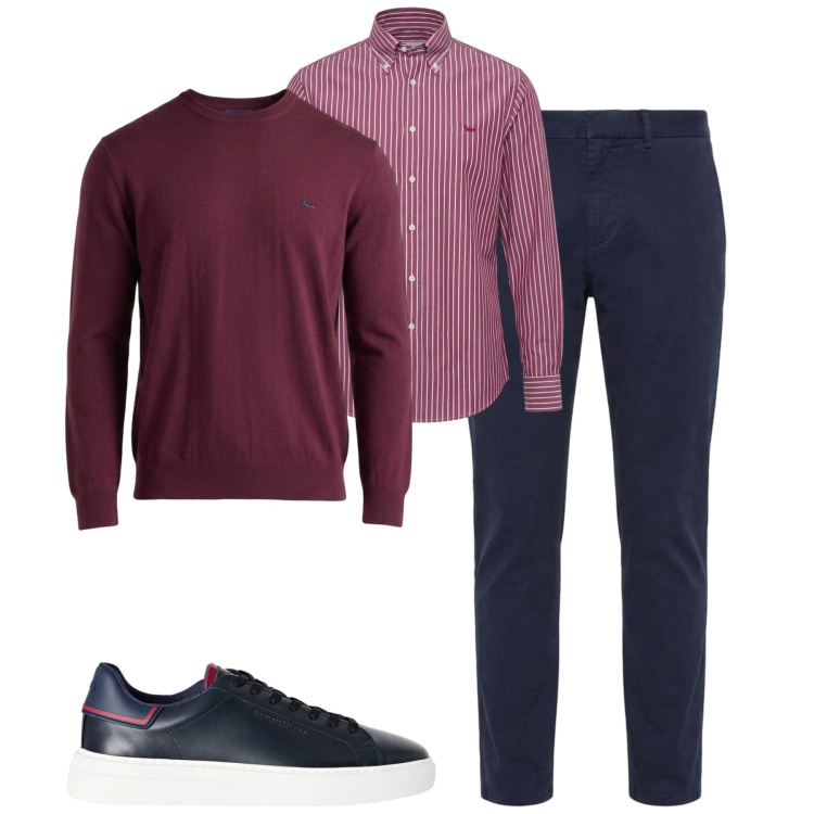 Outfit uomo - Casual curato. Stile Casual per Tutti i giorni. Abbinamento con sneakers, maglieria, camicie, pantaloni.