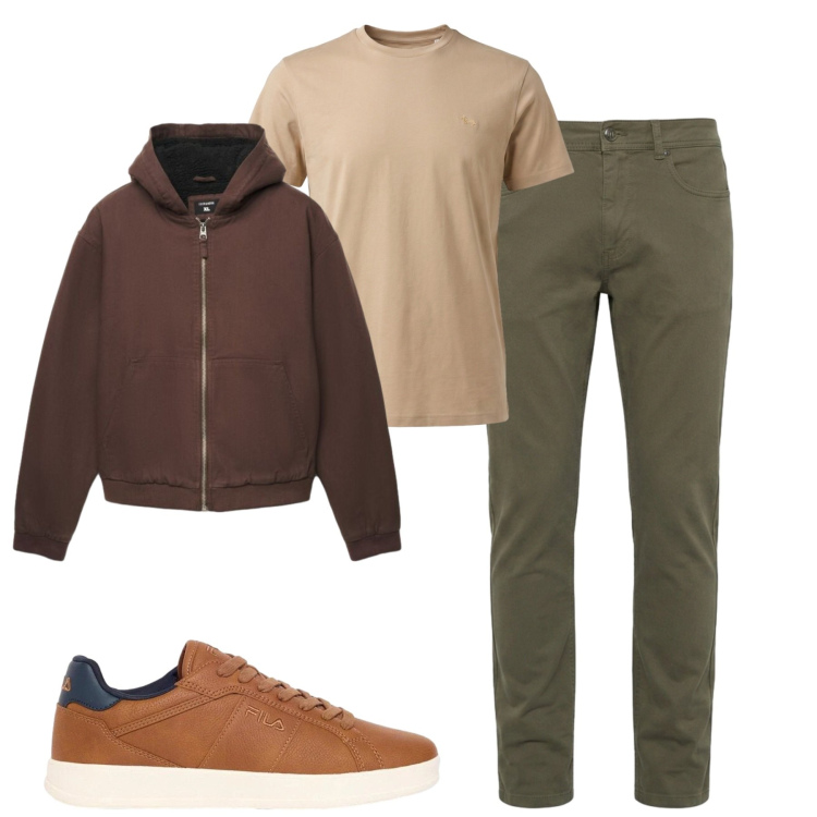 Outfit uomo - City. Stile Casual per Tutti i giorni. Abbinamento con pantaloni, t-shirt, giacche, sneakers.