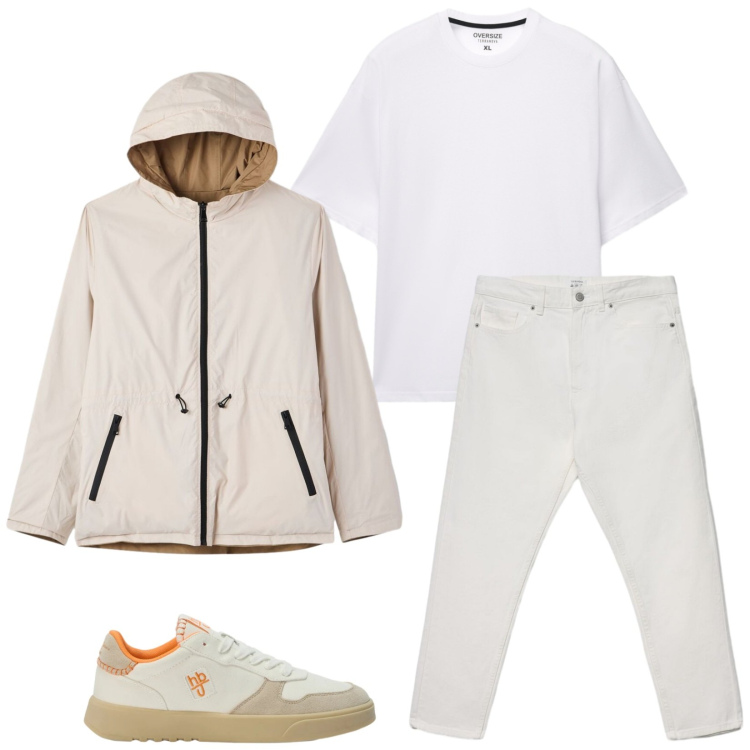 Outfit uomo - Total look #2474649. Stile Casual per Tutti i giorni. Abbinamento con sneakers, t-shirt, giacche, jeans.