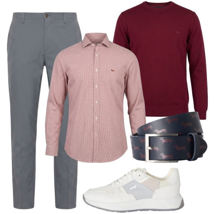Outfit uomo - Sneakers. Stile Casual per Tutti i giorni. Abbinamento con pantaloni, camicie, maglieria, cinture, sneakers.
