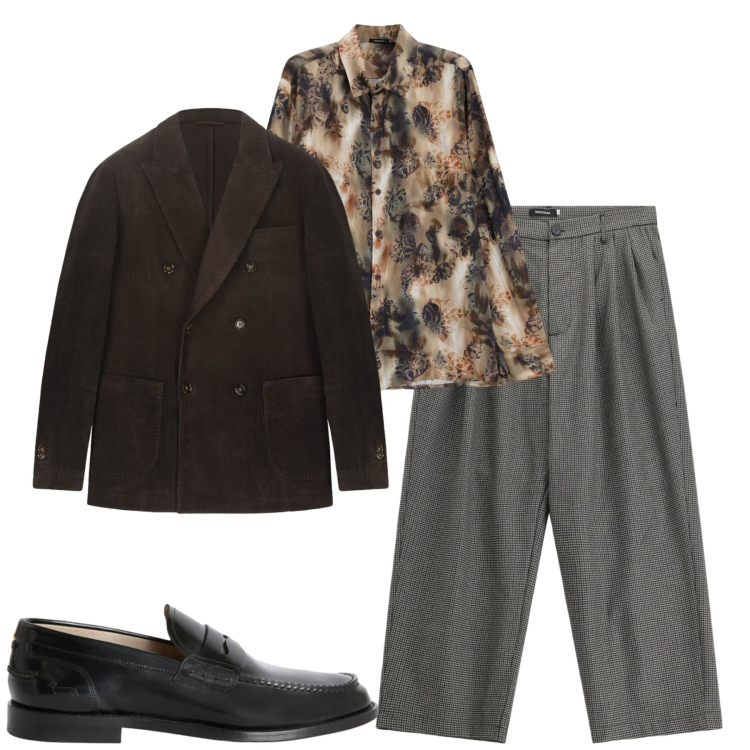 Outfit uomo - City. Stile Urban per Tutti i giorni. Abbinamento con scarpe stringate, pantaloni, camicie, giacche.