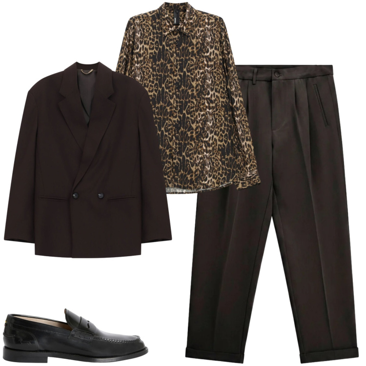 Outfit uomo - City. Stile Trendy per Tutti i giorni. Abbinamento con scarpe stringate, camicie, pantaloni, giacche.