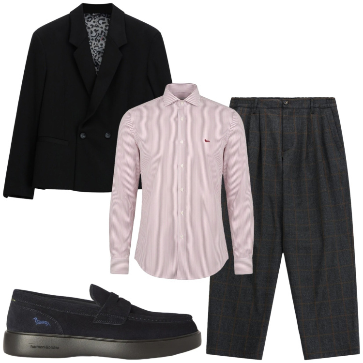 Outfit uomo - Total look #2478577. Stile Business/Elegante per Serata speciale. Abbinamento con scarpe stringate, camicie, pantaloni, giacche.