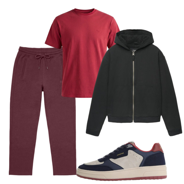 Outfit uomo - Settembre. Stile Casual per Tutti i giorni. Abbinamento con t-shirt, sneakers, pantaloni, giacche.