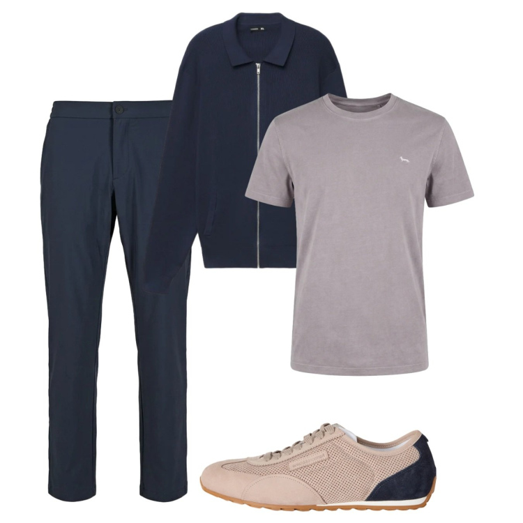 Outfit uomo - Settembre. Stile Casual per Tutti i giorni. Abbinamento con sneakers, t-shirt, pantaloni, felpe.