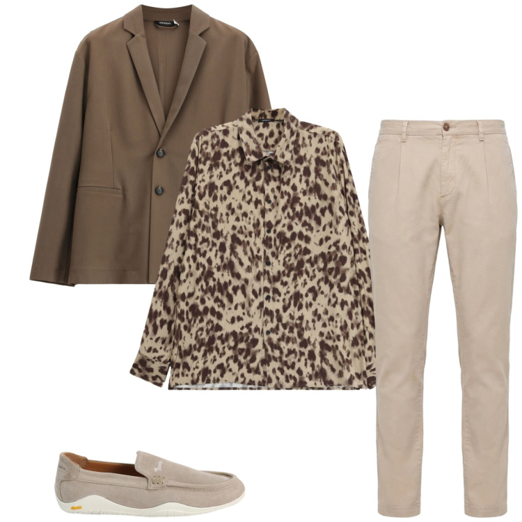 Outfit uomo - Total look #2479100. Stile Trendy per Serata speciale. Abbinamento con pantaloni, scarpe stringate, camicie, giacche.