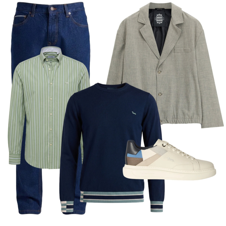 Outfit uomo - Urban urban. Stile Urban per Tutti i giorni. Abbinamento con sneakers, pullovers, camicie, jeans, giacche.