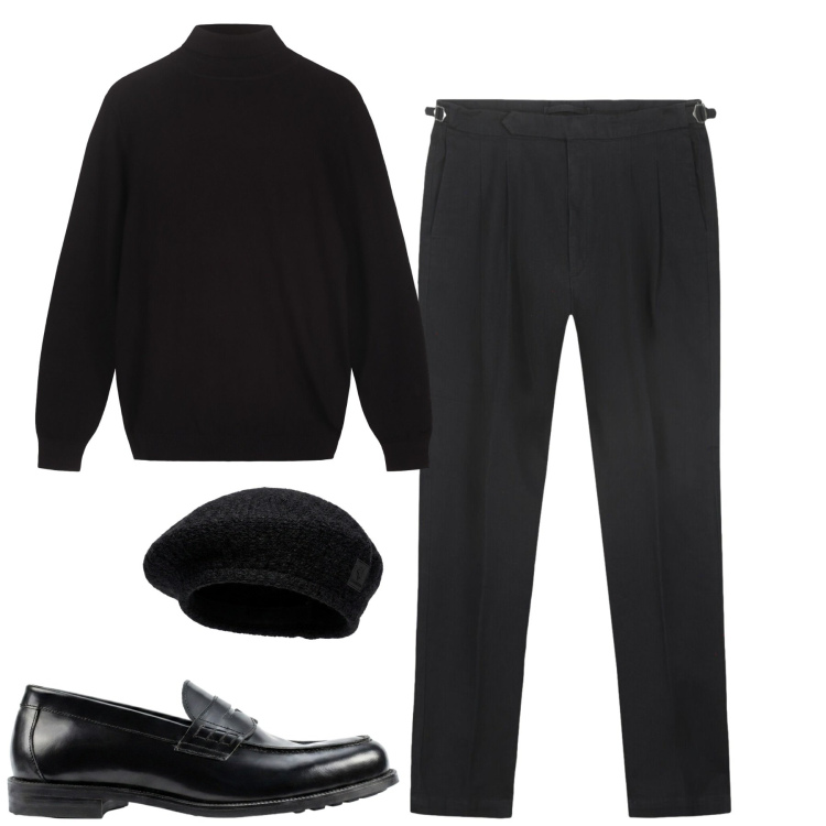 Outfit uomo - Doppelganger. Stile Urban per Tutti i giorni. Abbinamento con pantaloni, scarpe stringate, maglieria, cappelli e berretti.