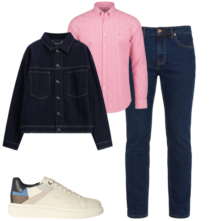 Outfit uomo - Settembre. Stile Casual per Tutti i giorni. Abbinamento con sneakers, jeans, camicie, cappotti.
