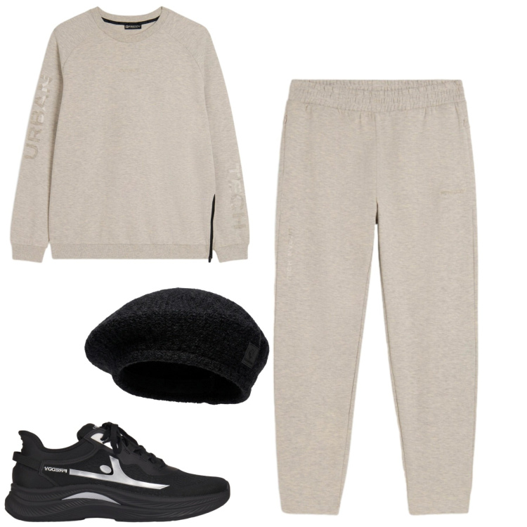 Outfit uomo - Total look #2480076. Stile Casual per Tutti i giorni. Abbinamento con felpe, pantaloni, sneakers, cappelli e berretti.