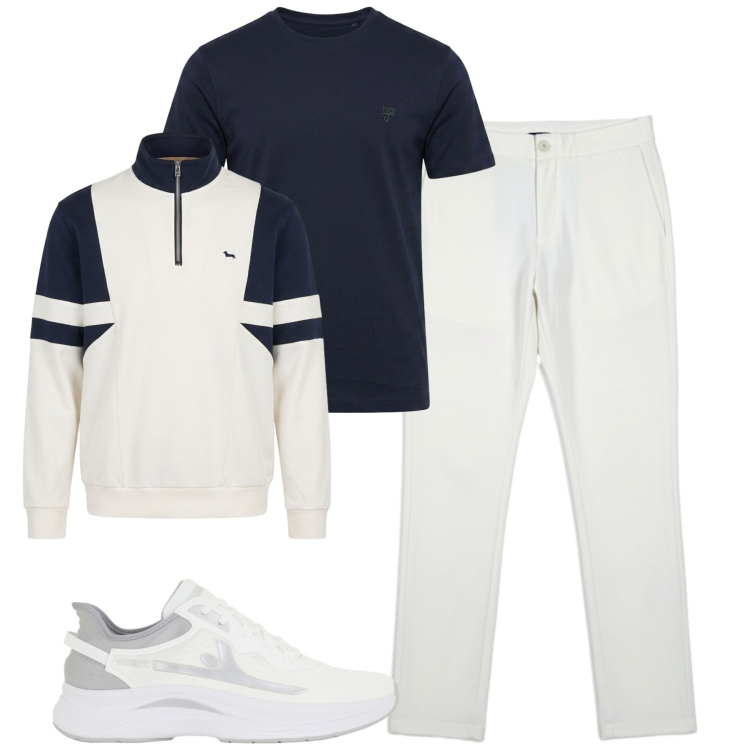 Outfit uomo - Settembre. Stile Casual per Tutti i giorni. Abbinamento con t-shirt, felpe, sneakers, pantaloni.