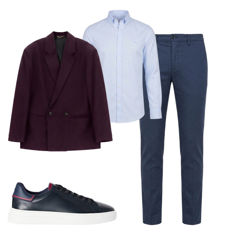 Outfit uomo - City. Stile Urban per Tutti i giorni. Abbinamento con sneakers, pantaloni, camicie, giacche.