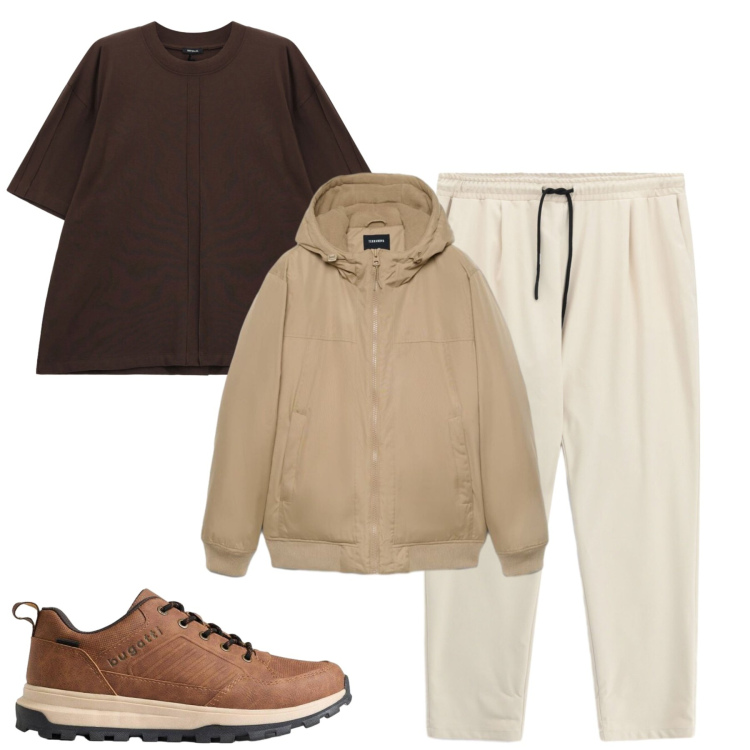 Outfit uomo - Total look #2481445. Stile Casual per Tutti i giorni. Abbinamento con pantaloni, t-shirt, giacche, sneakers.