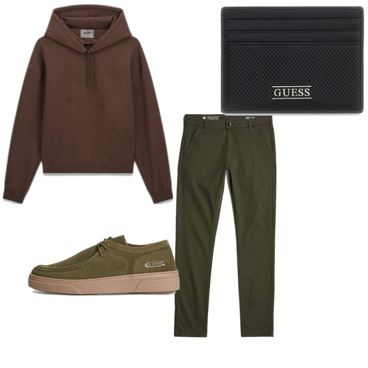 Outfit hombre - Urban style. Estilo Urban para Todos los días. Combinación con sudaderas con capucha, sneakers, pantalones pitillo, monederos.