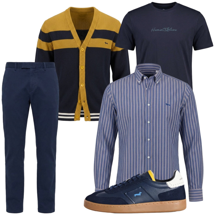 Outfit uomo - The New Everyday. Stile Casual per Tutti i giorni. Abbinamento con cardigans, t-shirt, camicie, sneakers, pantaloni.
