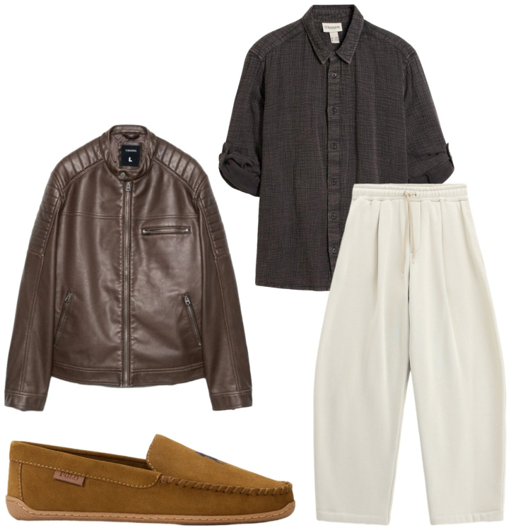 Outfit uomo - Total look #2486234. Stile Trendy per Tutti i giorni. Abbinamento con pantaloni, scarpe stringate, giacche, camicie.