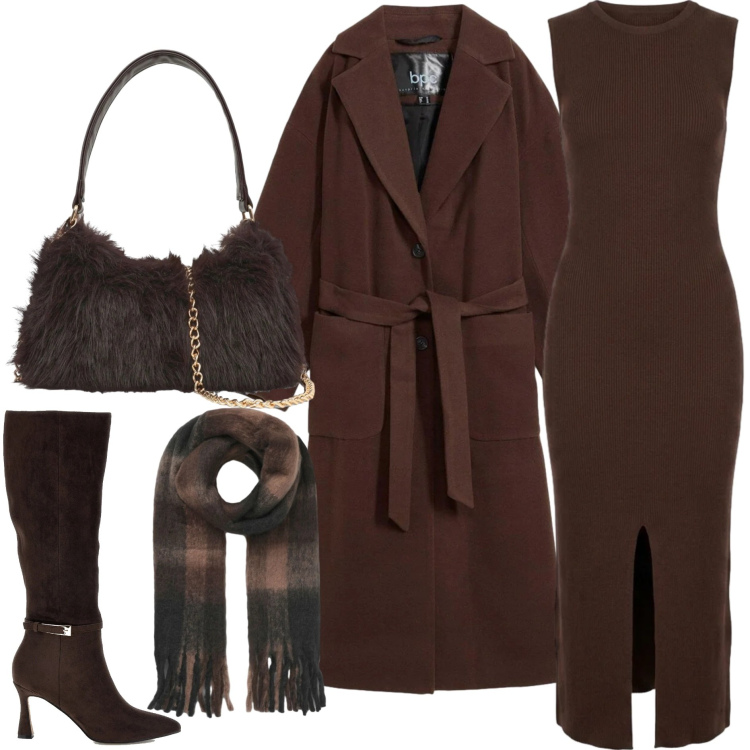 Outfit donna - Gilmore Style: Lorelai. Stile Casual chic per Tutti i giorni. Abbinamento con vestiti midi/longuette, sciarpe, borse a spalla, stivali, cappotti.