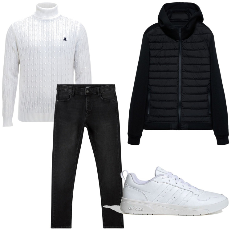 Outfit uomo - Soft knit. Stile Casual per Tutti i giorni. Abbinamento con jeans skinny, giacche, pullovers, sneakers.