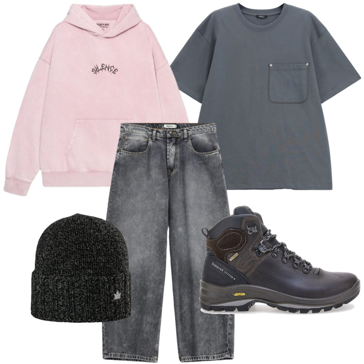 Outfit uomo - Jeans black. Stile Casual per Tutti i giorni. Abbinamento con jeans, t-shirt, berretti, felpe con cappuccio, stivali e stivaletti.
