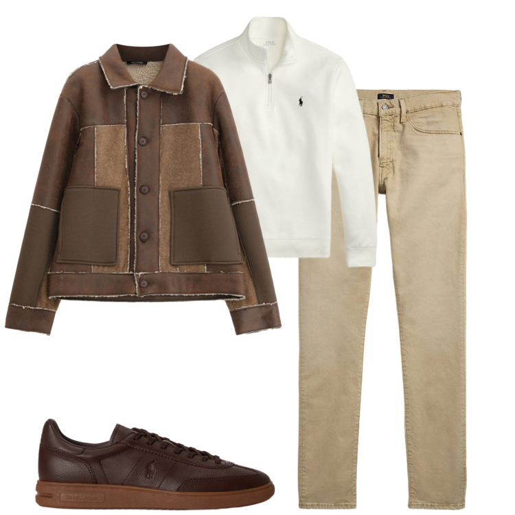Outfit uomo - City. Stile Urban per Tutti i giorni. Abbinamento con cappotti, jeans, sneakers, pullovers.