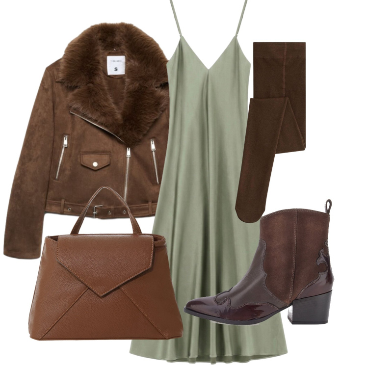 Outfit donna - Urban Footprint: Ankle Boots e Texani. Stile Boho per Tutti i giorni. Abbinamento con vestiti lunghi, borse a mano, giacche, stivaletti texani, collant.