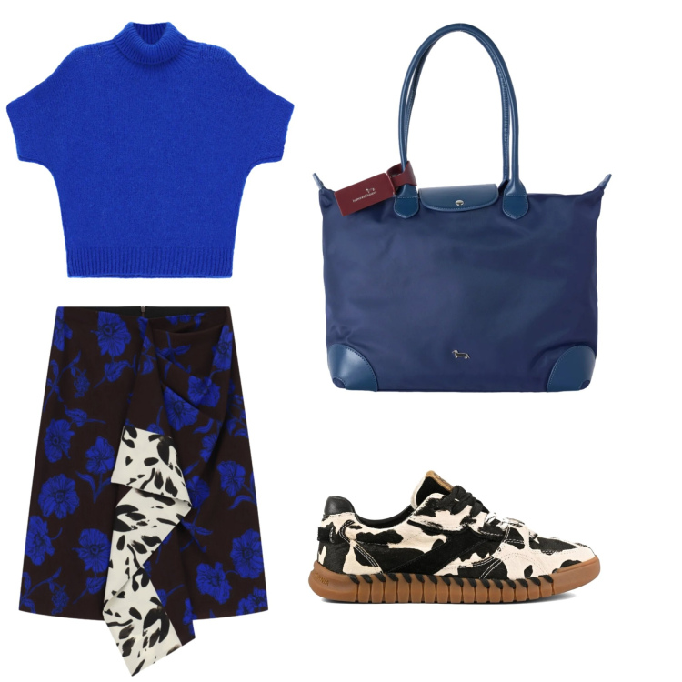 Outfit donna - I tuoi particolari.... Stile Urban per Serata fuori. Abbinamento con shopping bag, gonne, maglieria, sneakers.