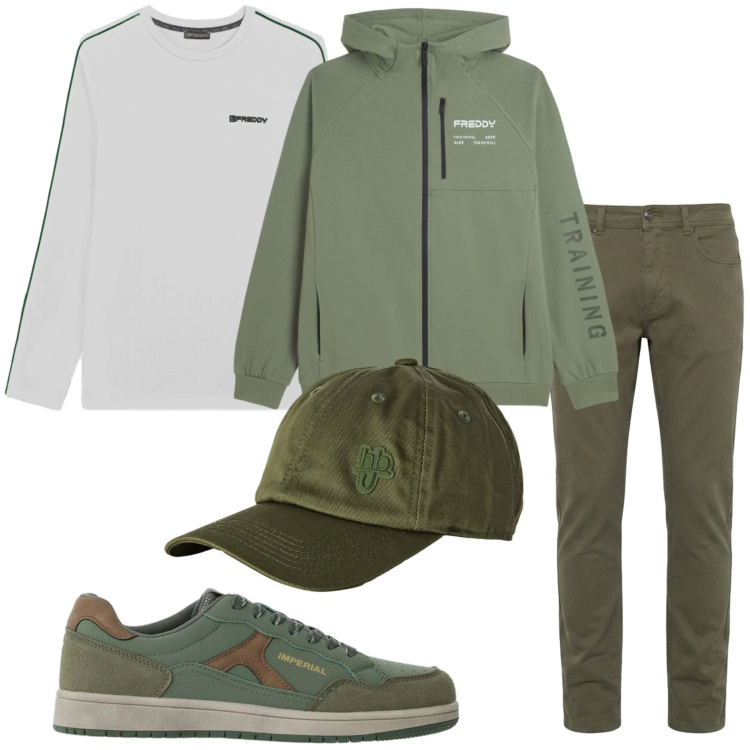 Outfit uomo - Felpa urban. Stile Urban per Tutti i giorni. Abbinamento con pantaloni, cappelli con visiera, sneakers, t-shirt, felpe con cappuccio.
