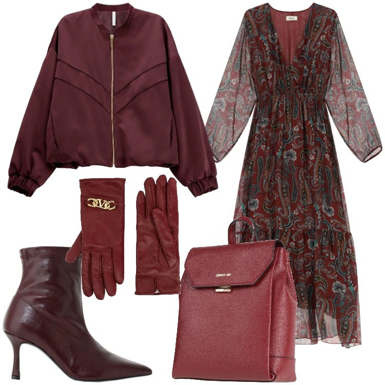 Outfit donna - Il bomber per ottobre - @susystyle. Stile Trendy per Serata fuori. Abbinamento con bomber, stivaletti, vestiti lunghi, zaini, guanti.