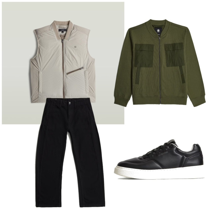 Outfit homme - Tendance #6401. Style Tendance pour Tous les jours. Assortir avec sneakers, pulls, jeans, doudounes.