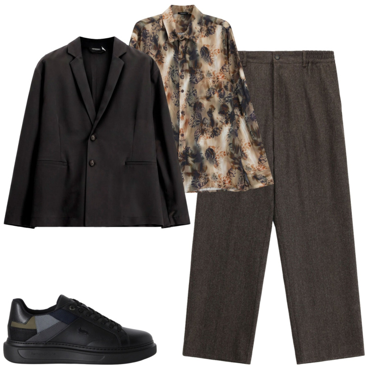 Outfit uomo - City. Stile Trendy per Tutti i giorni. Abbinamento con sneakers, pantaloni, camicie, giacche.