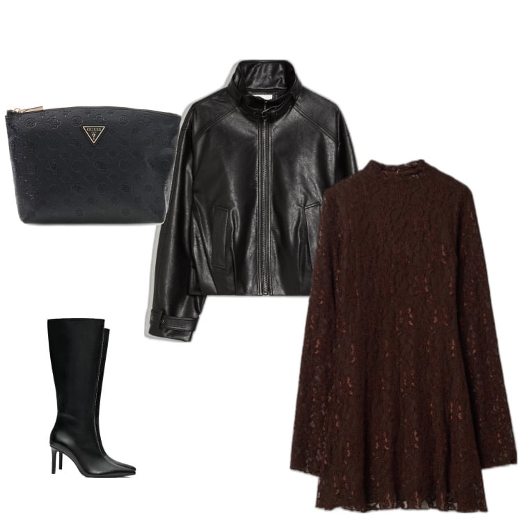 Outfit mujer - Boho #1679. Estilo Boho para Todos los días. Combinación con vestidos, blazers, pochette, botas.