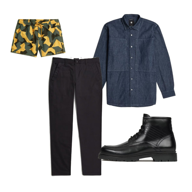 Outfit homme - Urban #4644. Style Urban pour Tous les jours. Assortir avec pantalon , bottes et bottines, chemisiers, maillots de bain.