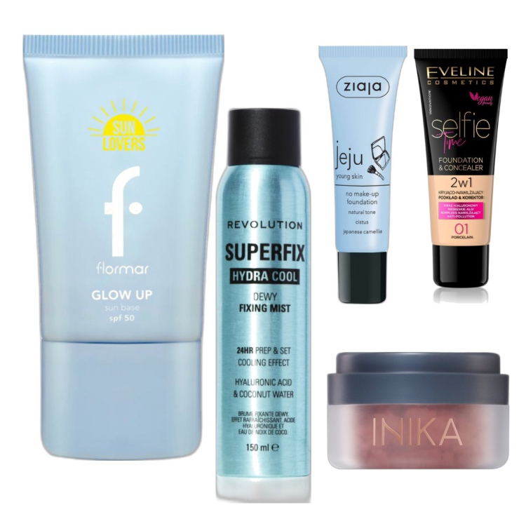 Outfit donna - Glow Up Sun. Abbinamento con correttori, fondotinta, ciprie, primer, blush.