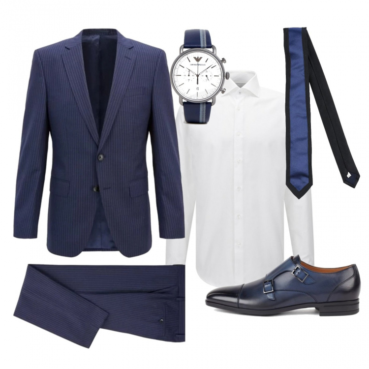 Outfit uomo - Una giornata speciale. Stile Business/Elegante per Cerimonia.